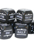 Bolt action orders dice packs - black