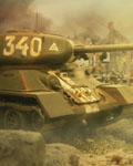 Plastic t-34/85 soviet medium tank
