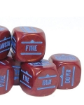 Bolt action orders dice packs - maroon