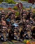 Dwarf brock riders regiment