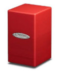 Ultrapro satin tower deck box - czerwone