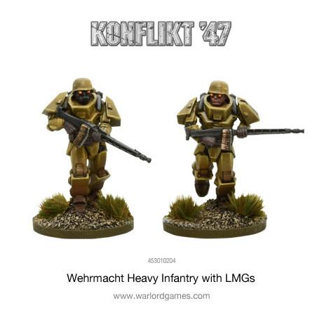 Heavy INfantry with LMGs