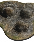 Piankowy teren 2D - Kratery