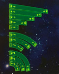 Space Fighter Move Templates Green