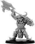 Buggrom of Ulmo, Orc Warlord with Great Axe on Foot