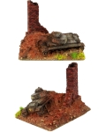German Wrecked Panzer 35(t) (Battle of France) Objective Marker