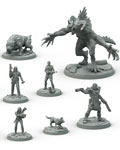 FALLOUT TWO PLAYER STARTER MODELS COLLECTORS RESIN SET