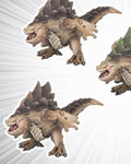 Carnidon & Spikodon - Monsterpocalypse Terrasaur Units