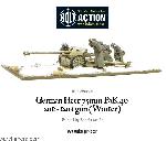 German heer 75mm pak 40 anti-tank gun (winter)