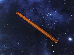Space Fighter Range Ruler Orange