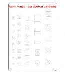 Roman Letters Stencil L