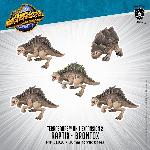 Raptix & Brontox - Monsterpocalypse Terrasaur Units