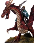 Elf lord teradian on battle dragon?