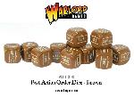 Bolt action orders dice packs - brown