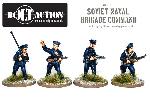 Soviet naval brigade command