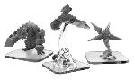 Dervish, Vanguard, Mollock Brute - Monsterpocalypse Destroyers Alternate Elite Units